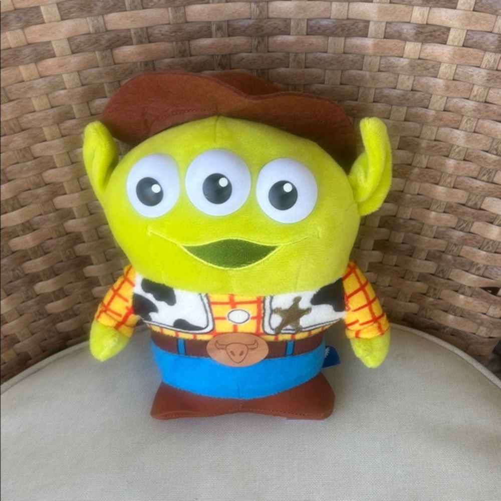 DISNEY PIXAR REMIX TOY STORY ALIEN WOODY PLUSH NEW